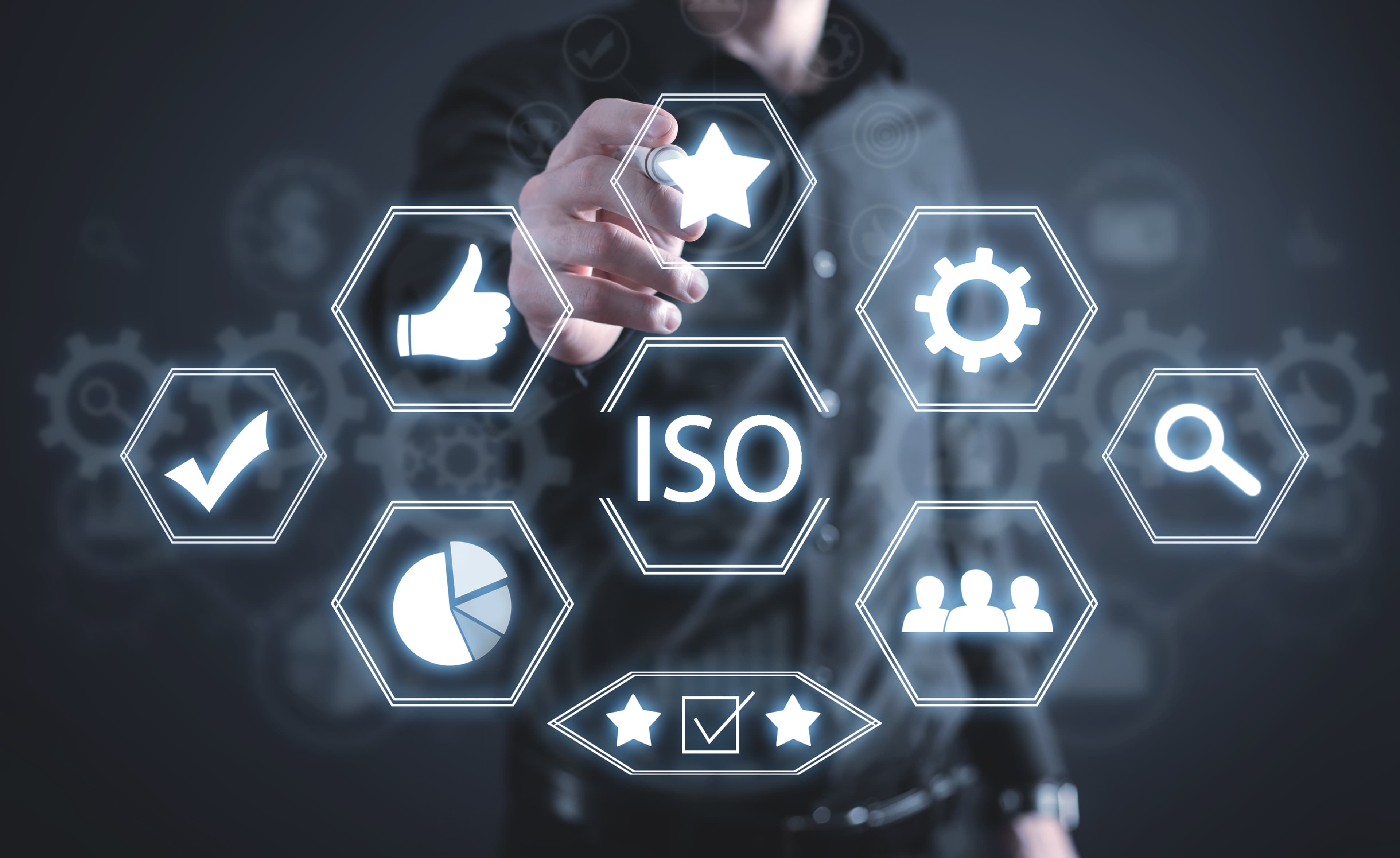 ISO quality control standards concept